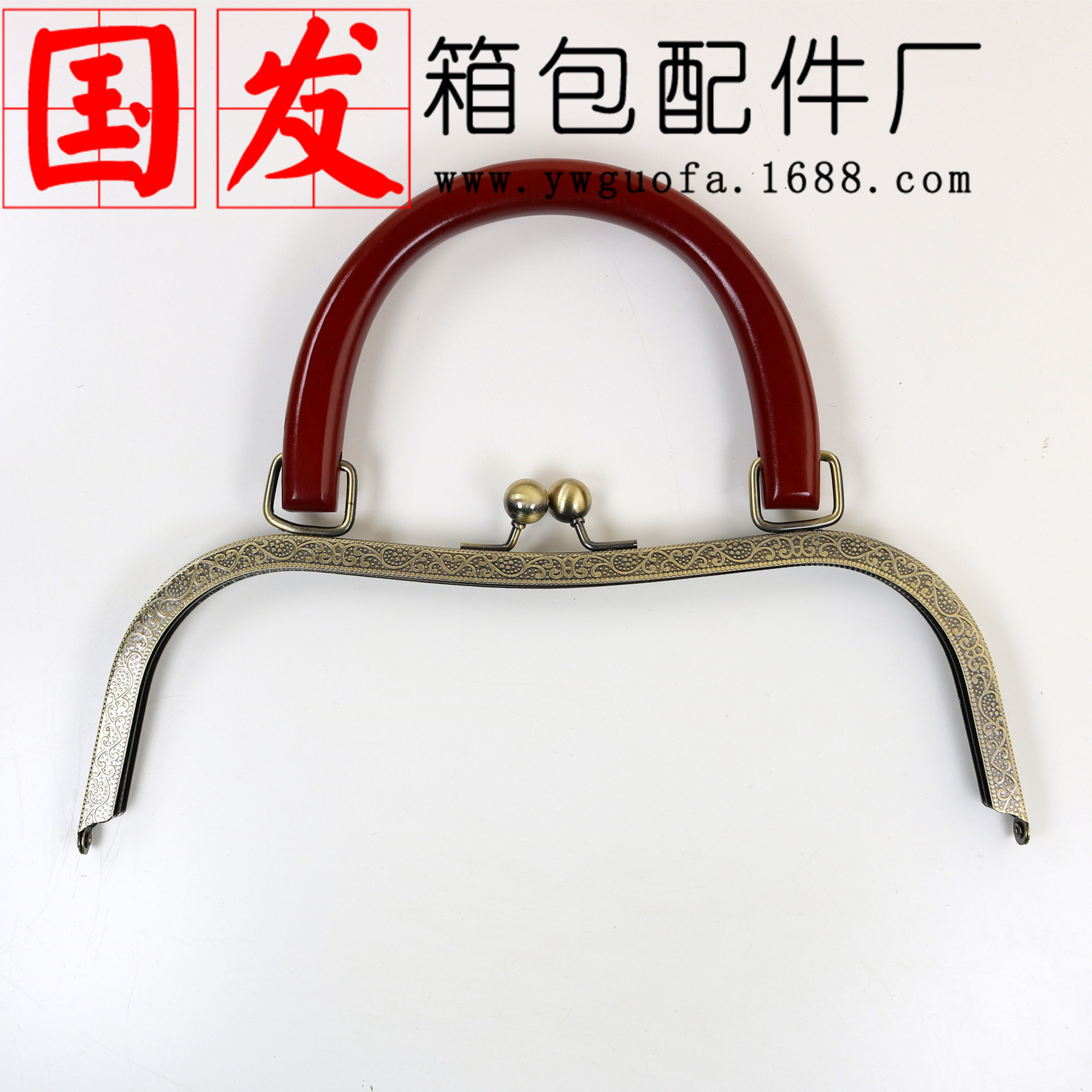 [agujero de tornillo] 27cm cuadrado empujado con cuentas de madera mano de madera café de alta calidad mano de madera oro