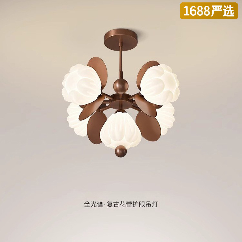 [Estrictamente seleccionado] Arte creativo minimalista Estilo antiguo francés 2025 nuevo lirio de los valles flor protección ocular habitación para niños dormitorio