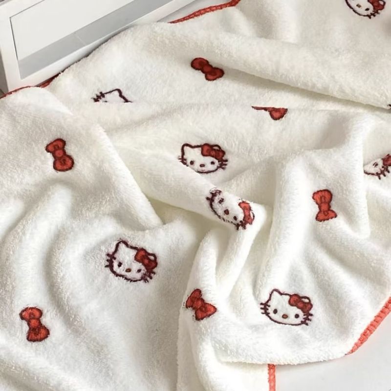 刺繍珊瑚のベルベットのバスタオルの漫画の柔らかいバスのスカートのタオルのセットの吸水の柔らかいモチのカップルの家の睡眠のスカートの卸売り|undefined