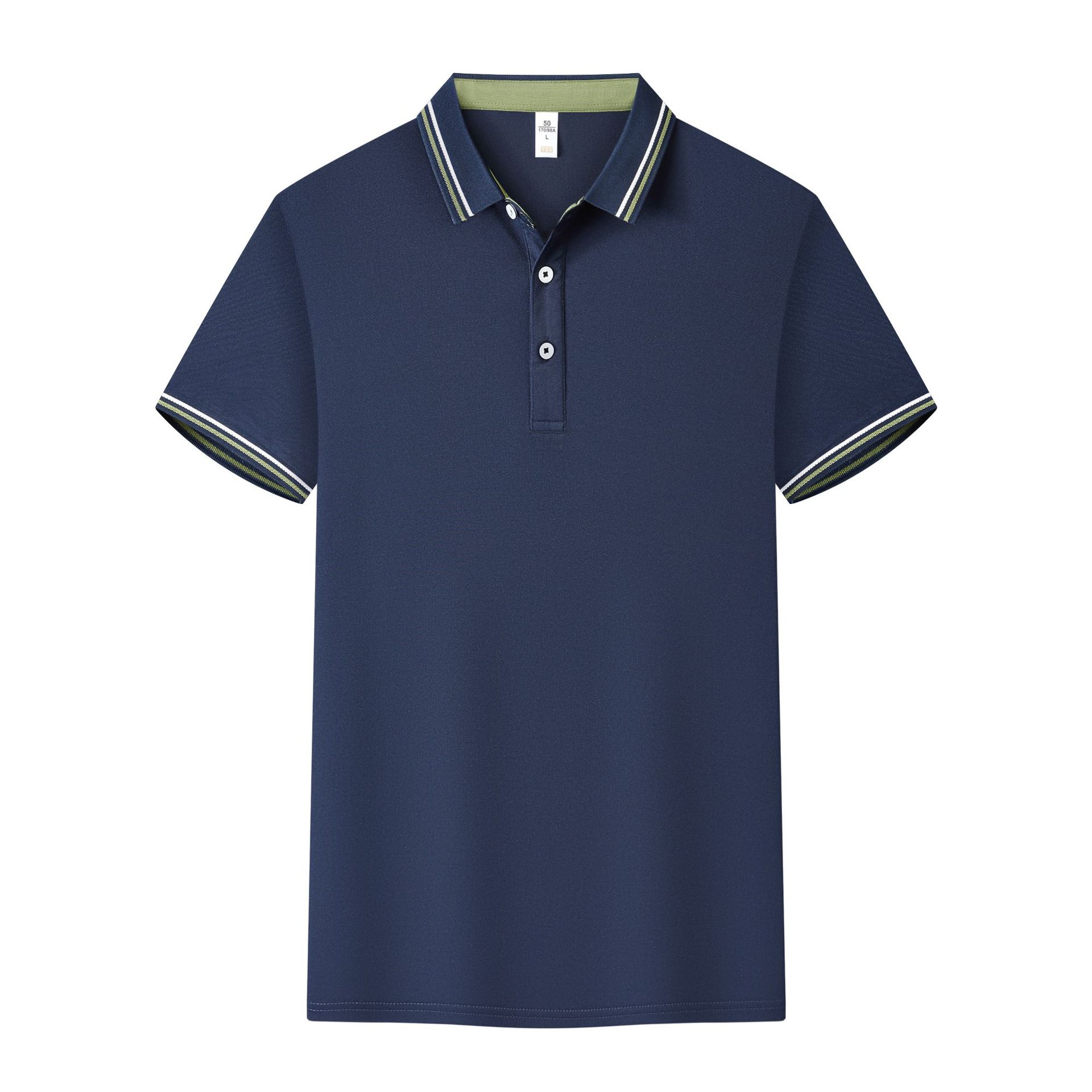 Trajes de trabajo de verano de seda de hielo camiseta de manga corta logotipo de bordado corporativo equipo polo camiseta personalizada nueva actividad