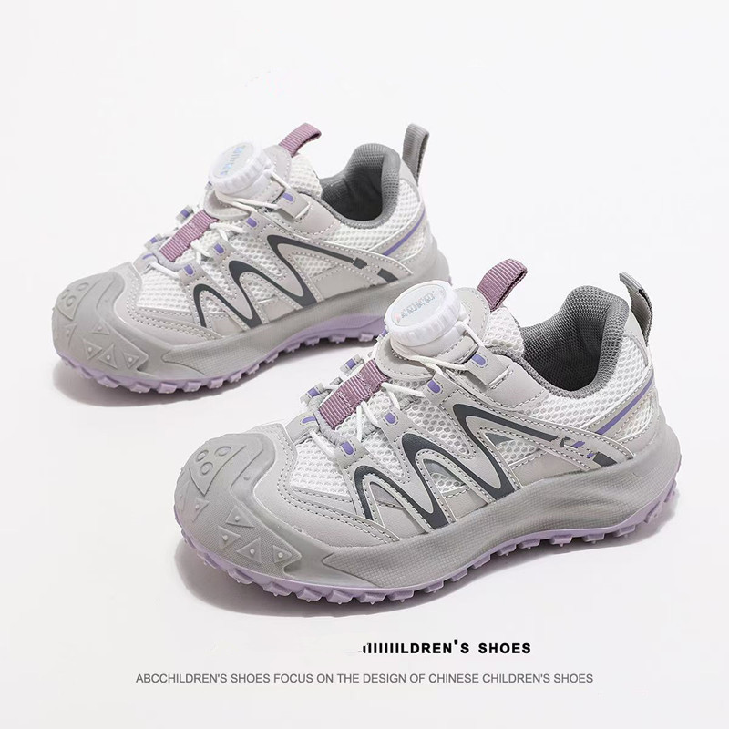 Children's Children's Shoes 2025 Spring New Girls' Shoes All-match Casual Shoes Soft Sole Summer and Autumn Swivel Twist Buckle sneaker