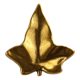 Metallic Bronze Vintage Button Tall Love Leaf Decorative Button Suit Sweater Knitwear Shirt Button