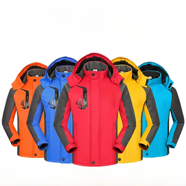 Outdoor Workwear, Custom Logo Printed Three-In-One Detachable Windproof and Waterproof Factory Work Jacket