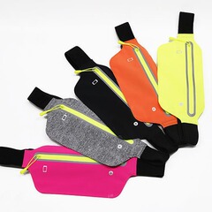 春の新型スポーツウエストバッグ女性のランニングには携帯電話とアクセサリーを収納できる軽量防水超薄型肌着が必要だ