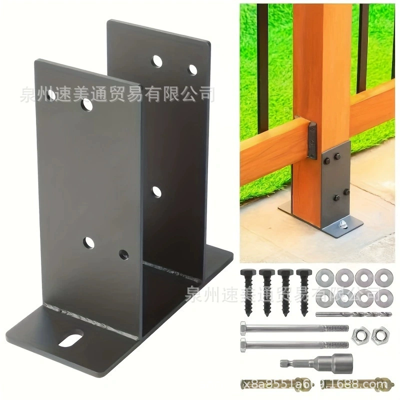 Кронштейн для крепления Temu, бетонная опора для ограждений террас, заборов, почтовых ящиков, павильонов, веранд и т.д.