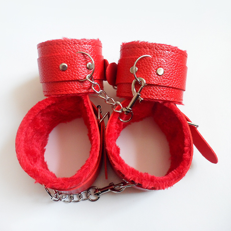 Sex toys sm bundling, binding, plush handcuffs, anklets, flirting, alternative training set toys for men and women