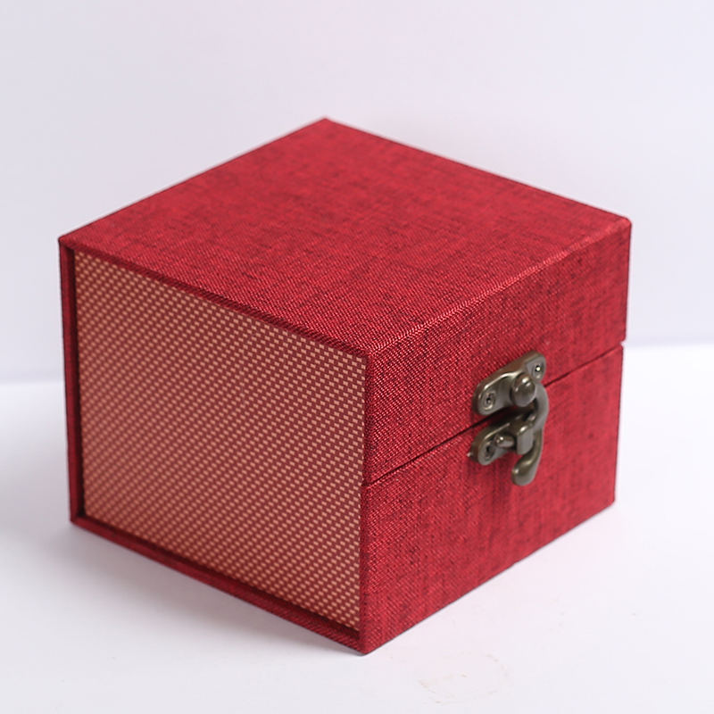 Caja de arena púrpura, caja de tazas, caja de brocado, caja de embalaje, caja de jade antigua, caja de regalo, colección de lino personalizada, caja de brocado
