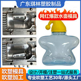 pp吹塑容器运动健身水壶大容量吨吨桶异形瓶身挤吹瓶定制模具工厂