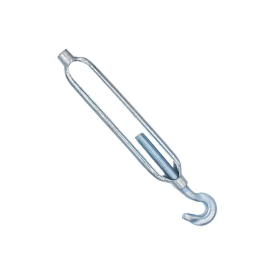 Wire rope tensioner telescopic galvanized open body flower basket screw screw hook ceiling dedicated single hook steel flower basket