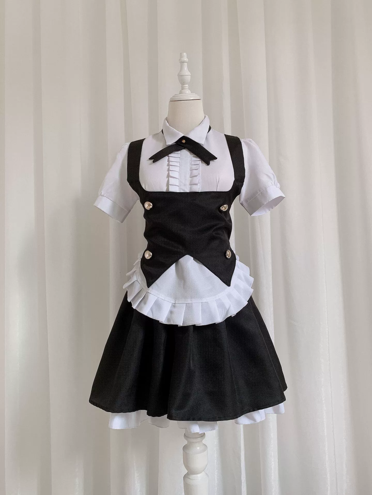 Японский Квадратичный горничная COS кролик домохозяйка платье игривый ласточкин хвост кролик девушка Лолита платье