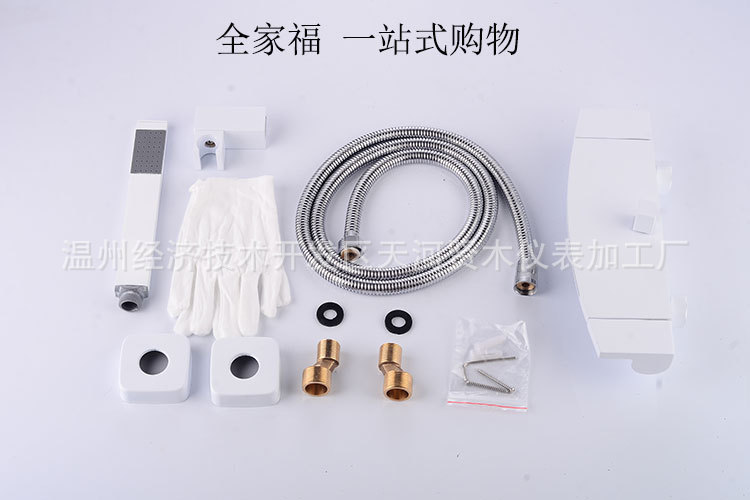 Wholesale brass waterfall bathtub faucet, hotel exposed black bathtub side cold and hot shower head set undefined