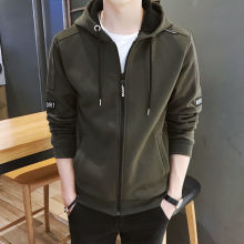 连帽拉链开衫卫衣男士春秋季2025新款韩版潮流百搭夹克运动外套
