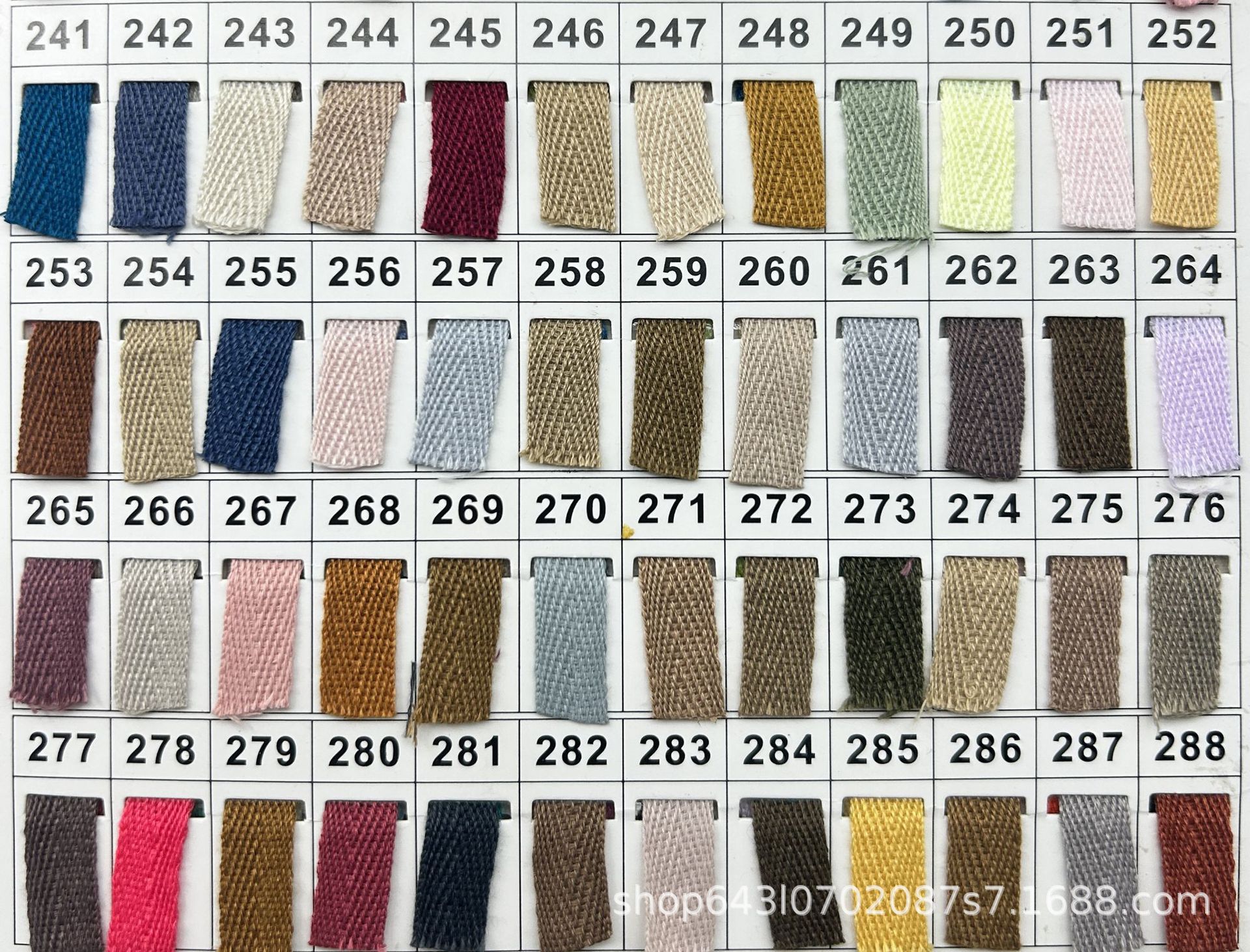 Cinturón de algodón multicolor en herringbone 1cm de cuello trasero chaqueta de ropa infantil accesorios de prenda de cuello bolsa de banda de borde image 14
