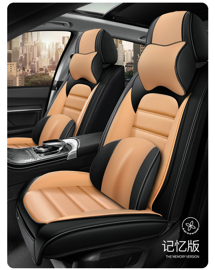 Cross-border leather car seat cover all-inclusive four-season universal seat cover four-season cushion seat cover car cushion wash-free