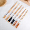 Four corner lotus/beylum sushi chopsticks simple home chopsticks pure color pointed chopsticks hotel restaurant wooden chopsticks tableware