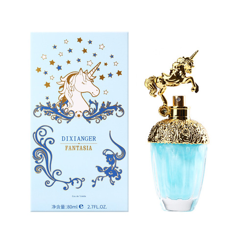 Internet celebrity Dixianger gold powder quicksand unicorn women's perfume women's long-lasting light fragrance cross-border Vietnam wholesale