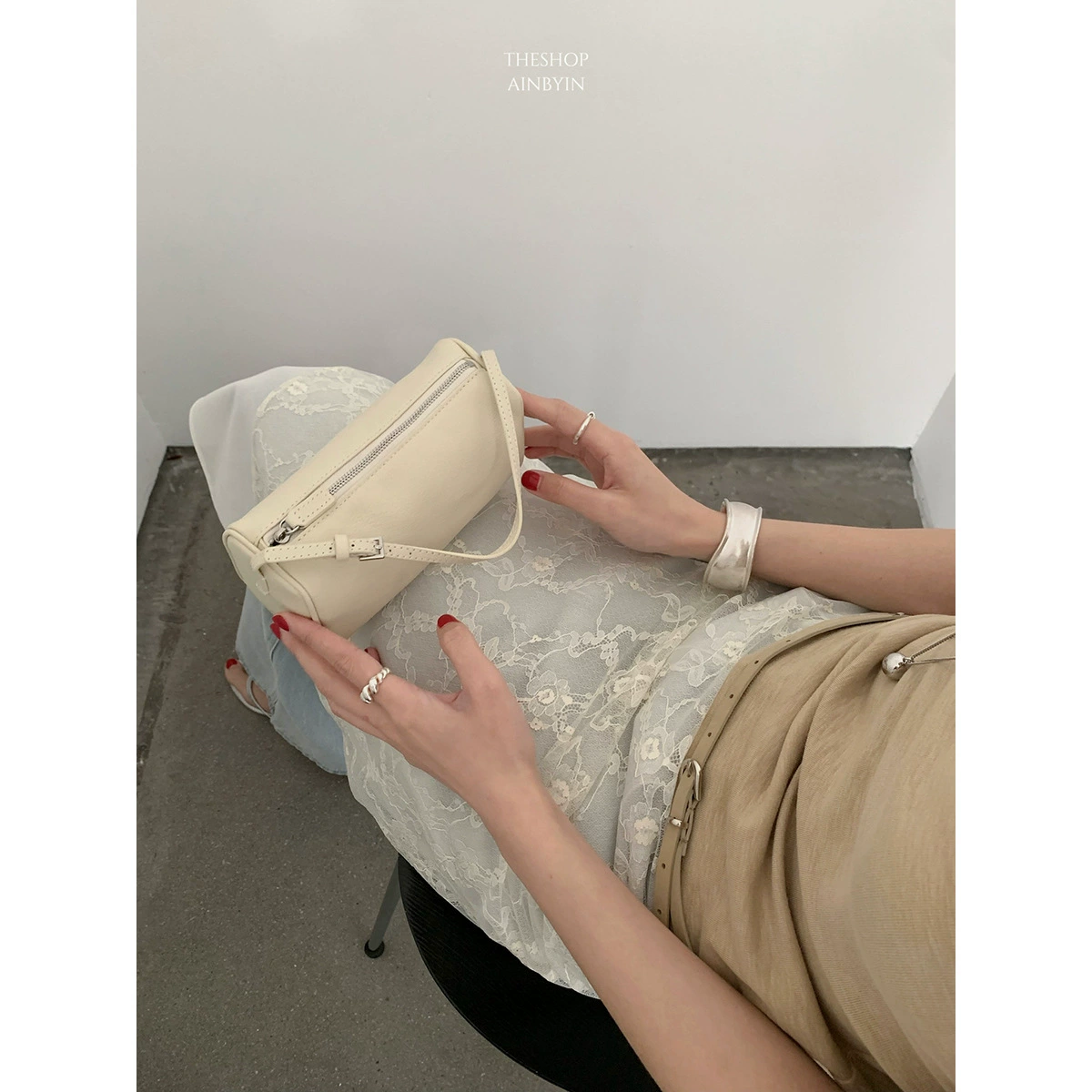 Yi En Ou inbyin надвигающе кружевная юбка дизайн