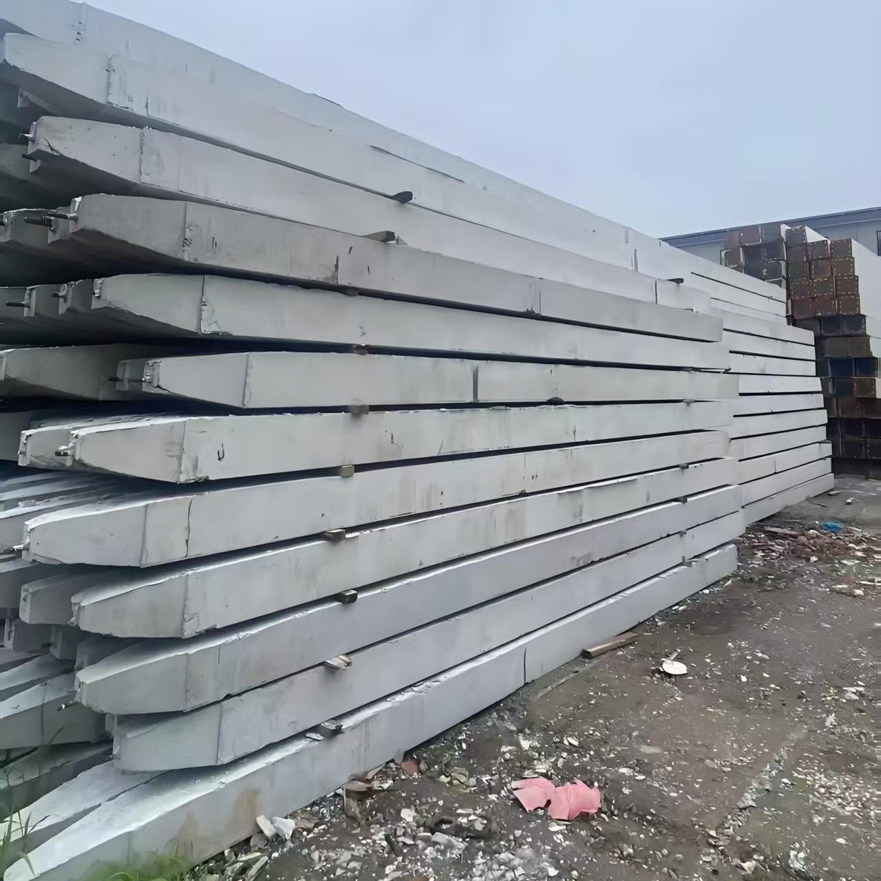 尖头桩混凝土桩水泥方柱实心地桩 钢筋混凝土方桩 预制混凝土方桩