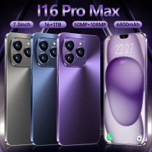跨境智能手机7.3寸大屏6+128全网通4G爆款I16Pro Max源头工厂批发
