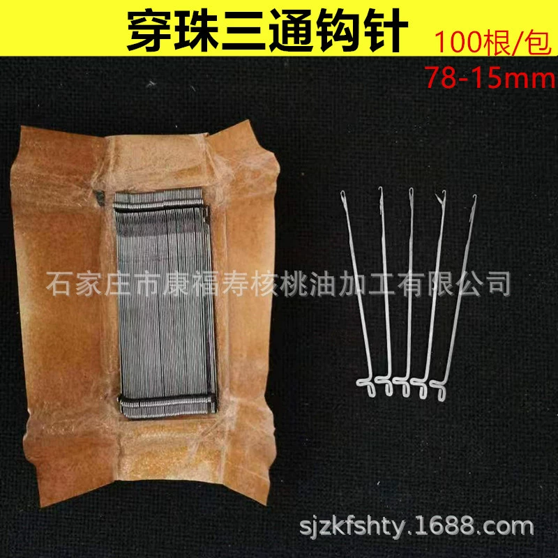 Оптовые маленькие одноголовочные крючки для вязания бисера, для создания изображений Будды, для бисероплетения, инструменты для прокалывания, трехсторонние крючки для рукоделия.