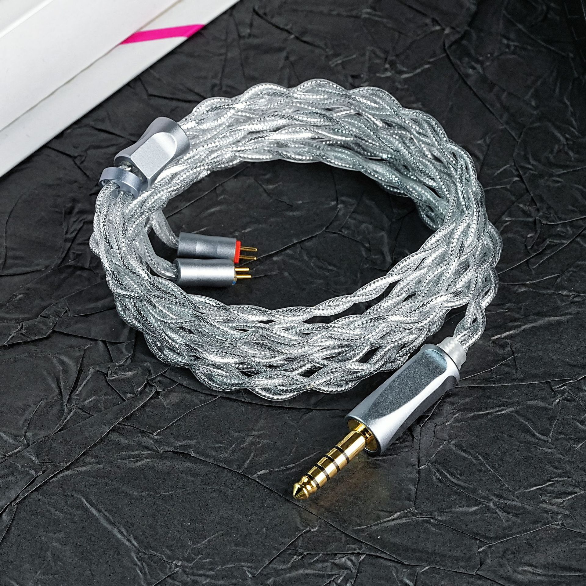 ZiSin 4股OCC+油浸OFC入耳式hifi线0.78 2P/QDC/MMCX耳机线升级线