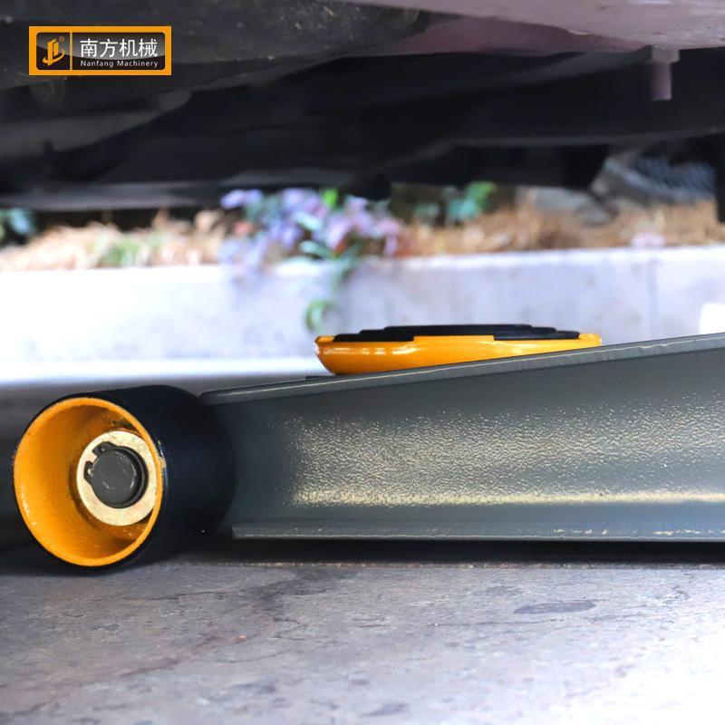 Jack hidráulico horizontal para reparación de automóviles de camiones pequeños, doble bomba hidráulica de 3 toneladas bomba ultra baja especial para el cambio de neumáticos