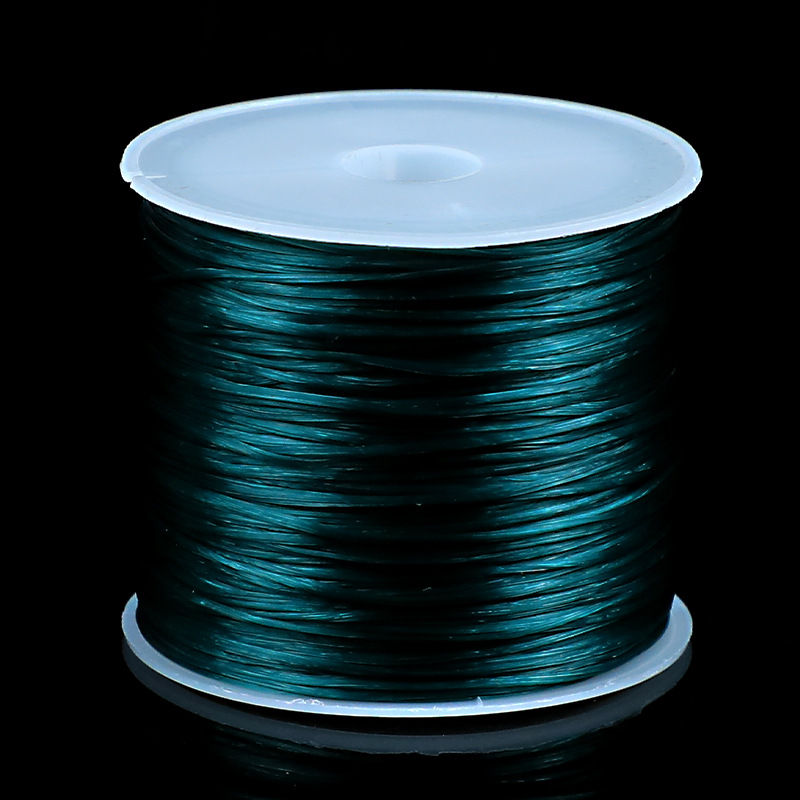 Fabricantes al por mayor línea elástica plana cuerdas elásticas cuerdas de goma cristal línea elástica perla línea de jade