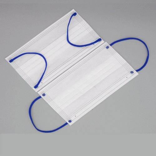 Single-use white three-layer breathable with melt-blown fashion wholesale unisex dust and sun protection ear loops