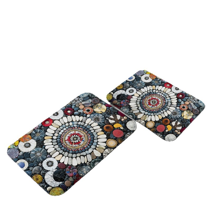 3d Illusion Bathroom Rug Non-slip Absorbent Quick Dry Chenille Mat_voghion.com