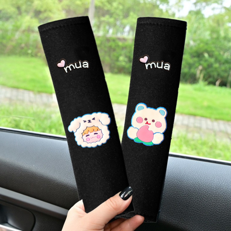 Funda Protectora para Cinturón de Seguridad de Poliéster, Protección contra Desgaste, para Coche