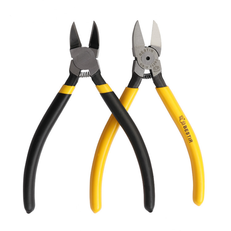 鹰之印 水口钳6寸塑料水口剪钳5寸电工斜口钳电子钳偏口剪线钳