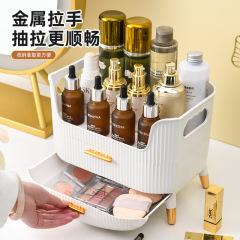化粧品収納ボックス高級感大容量防塵ドレッサースキンケア用品棚口紅マスク展示棚