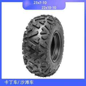Kart ATV 22X10-10 off-road təkərləri, dəmir disklərlə 23x7-10