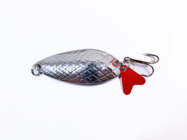 Grid sequin silver 8g/5.5cm