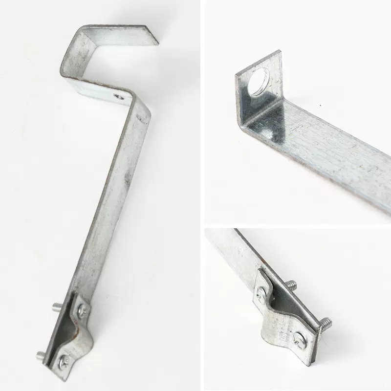 定制避雷卡 镀锌防雷支架卡子彩钢瓦光杆避雷固定卡屋顶防雷支架