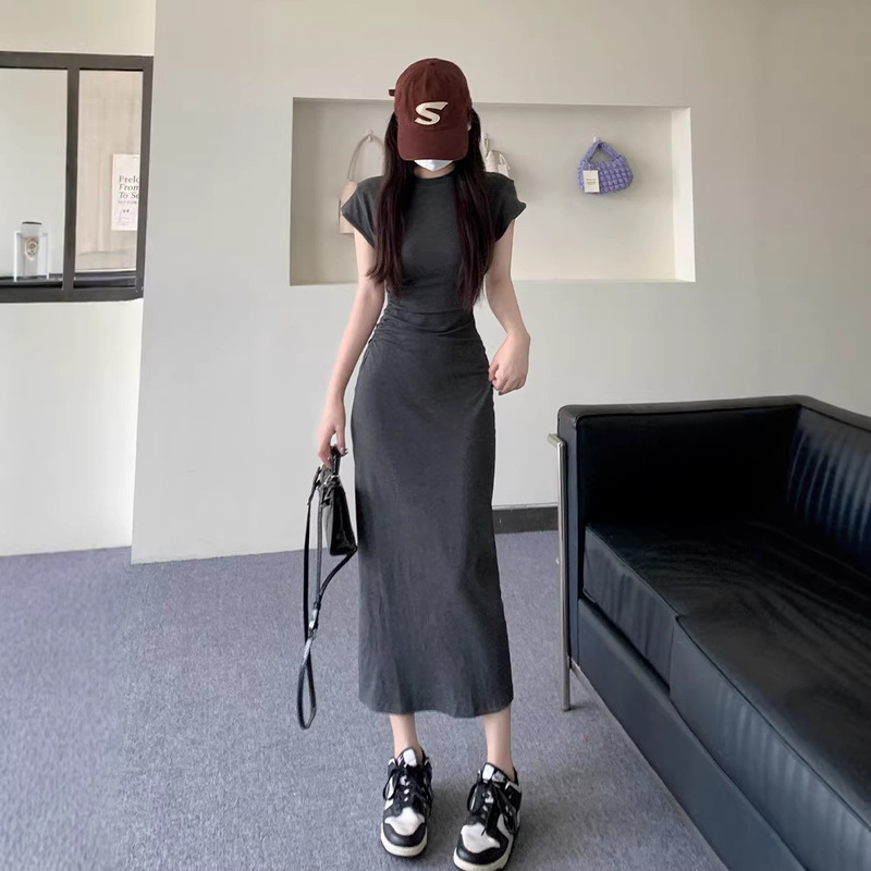 Slim-Fit Dress for Women, Autumn 2026 New Style, Trendy This Year, Tight-Fitting, Slimming, French-Style Cinched Waist Long Dress Slim-Fit Dress for Women, Autumn 2026 New Style, Trendy This Year, Tight-Fitting, Slimming, French-Style Cinched Waist Long Dress