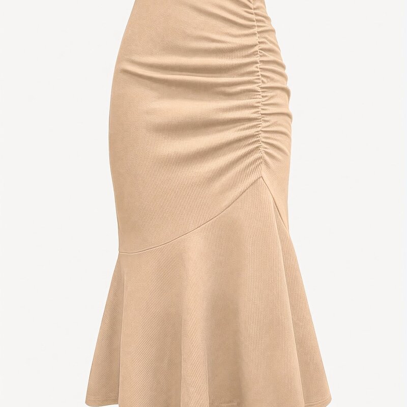 Everyday Comfort Skirt Elegant High Waist Pleatedハイウエストプリーツスカート|undefined