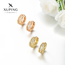旭平新款欧美跨境轻奢微镶锆石耳圈耳扣小众高级感个性耳饰批发女