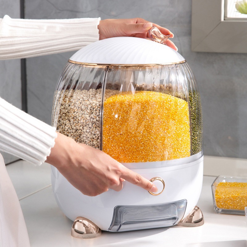 Clasificación de celebridades de Internet, cubos de arroz, granos integrales, arroz doméstico, a prueba de insectos y humedad, sellado y almacenamiento de arroz Chen Zhikun