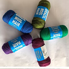 ����ë�� Brazil WOOL HAIR �K�p�l�K70G���]��������l��ë���z