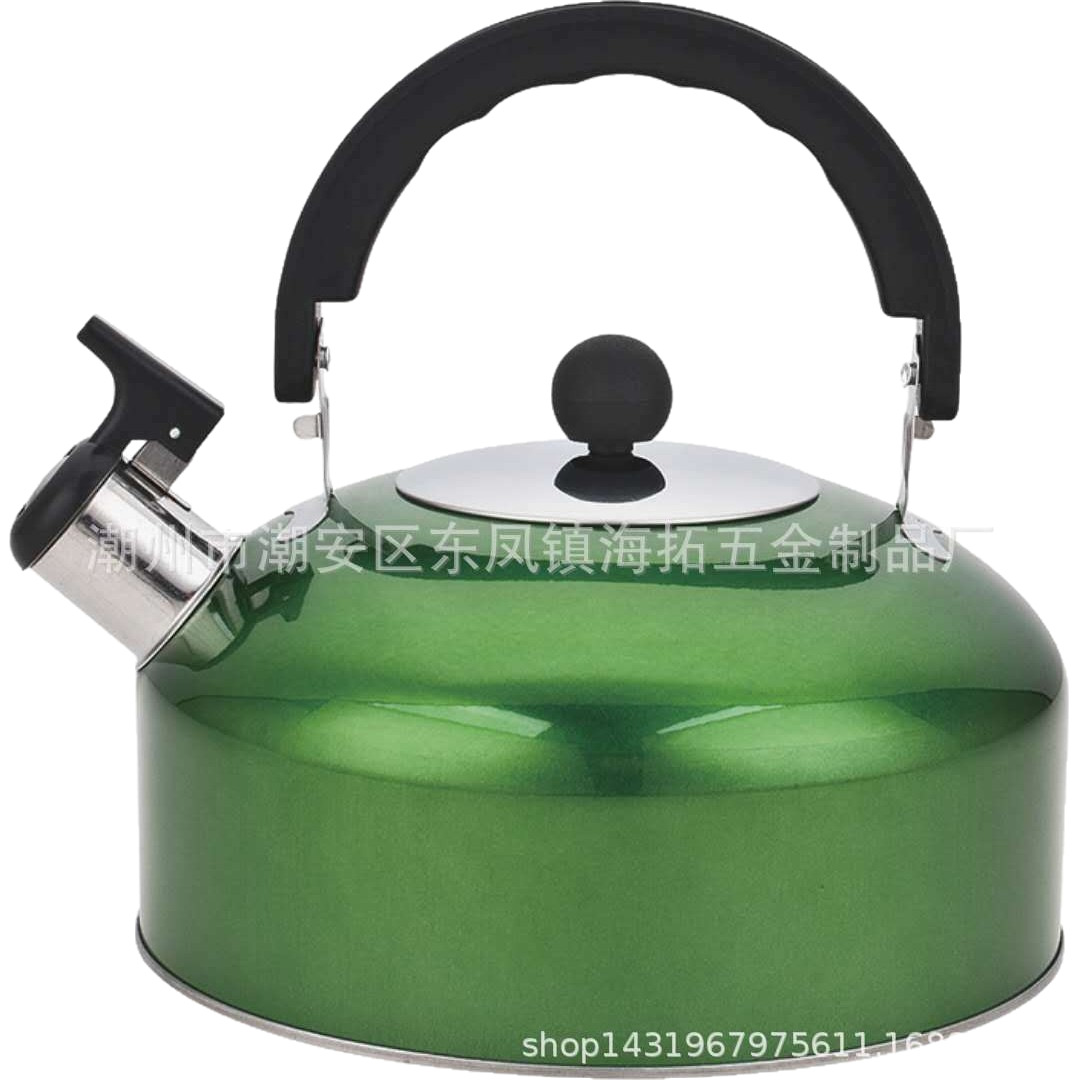 Hervidor Haituo de acero inoxidable con fondo plano, hervidor con silbato, hervidor esférico, hervidor semiesférico de acero inoxidable de 3L, 4L, 5L.