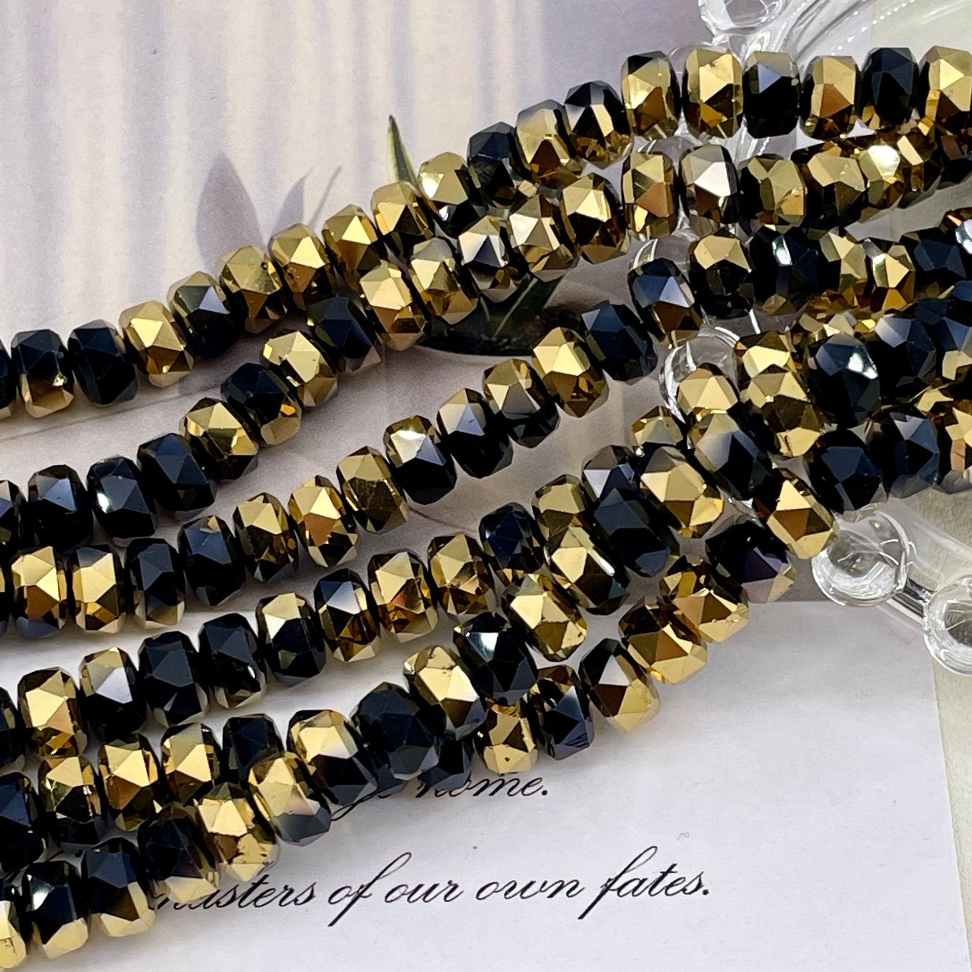 8mm Rainbow Wheel Jingjing Diy Jewelry Este embrión Vidrio Cristal Jewelry Pulsera Collar Moda Jewelry Accesorios dispersos