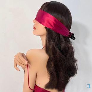 Sexy Lingerie, Blindfold Ribbon, Sexy Jewelry, Bow Hand Tie, Headband, Opaque Bracelet, Trendy Binding Belt