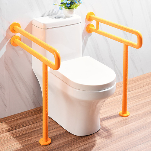 Bathroom floor anti-slip U-shaped handrail toilet bathroom barrier-free toilet grab bar toilet elderly disabled safety