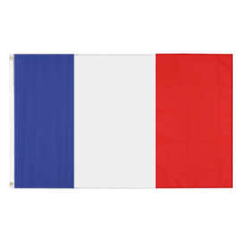 90*150cm法国国旗厂家现货批发3*5ft 涤纶France旗子跨境货源批发