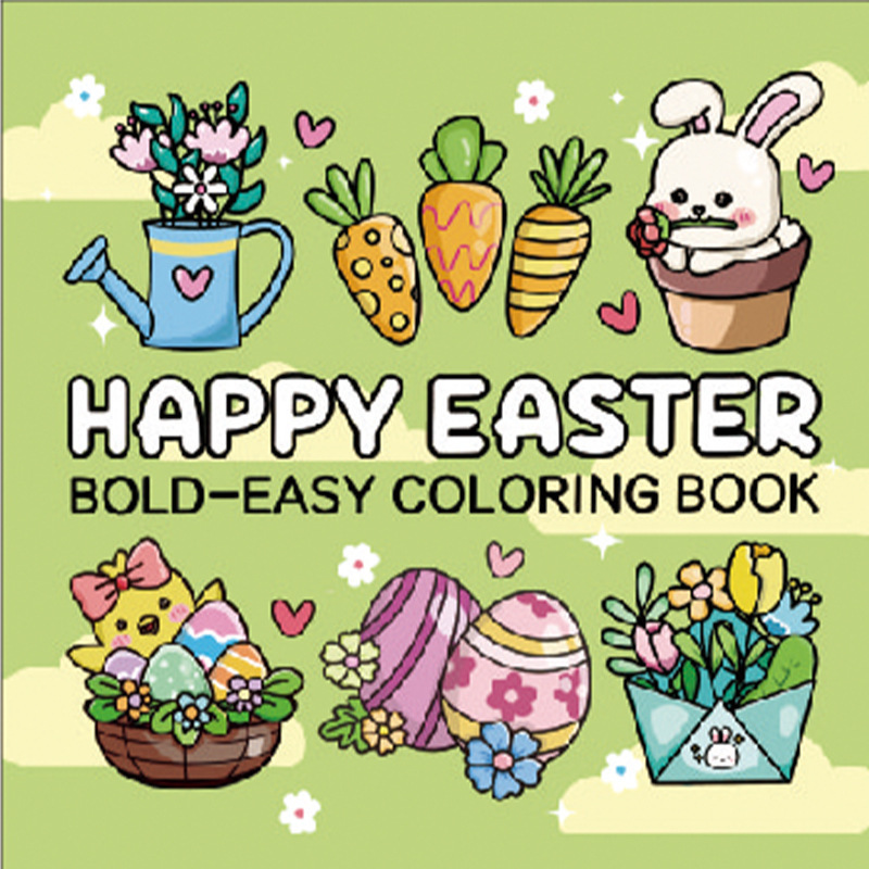 跨境涂色本 Spooky Cutie Coloring Book 怪兽系列儿童涂鸦填色本|undefined