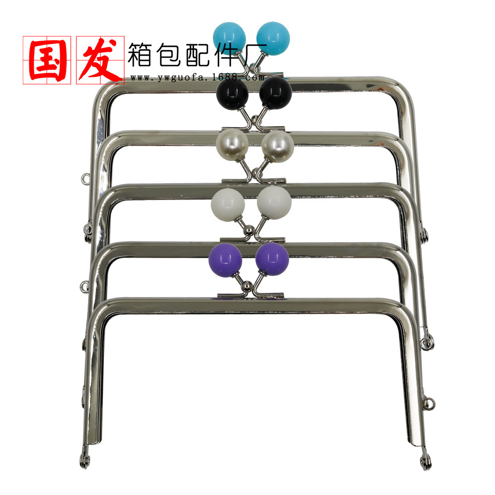 Protección del medio ambiente: 14CM cuadrado suave no poroso cabeza de caramelo oro 14MM cabeza de perlas viscosas de color caramelo