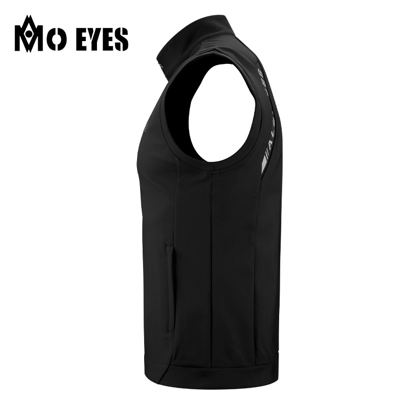 Áo gile nam hút nhiệt MO EYES Magic Eye dáng vest thể thao golf thu đông — M23YF017-Đen [Vải làm nóng nhẹ], M23YF017-Trắng [Vải nhiệt nhẹ]