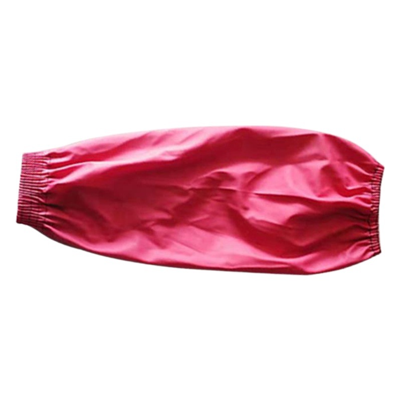 Waterproof oil-proof leather oversleeve adult long oversleeve Xiao Guang leather flat sleeve factory household labor protection oversleeve