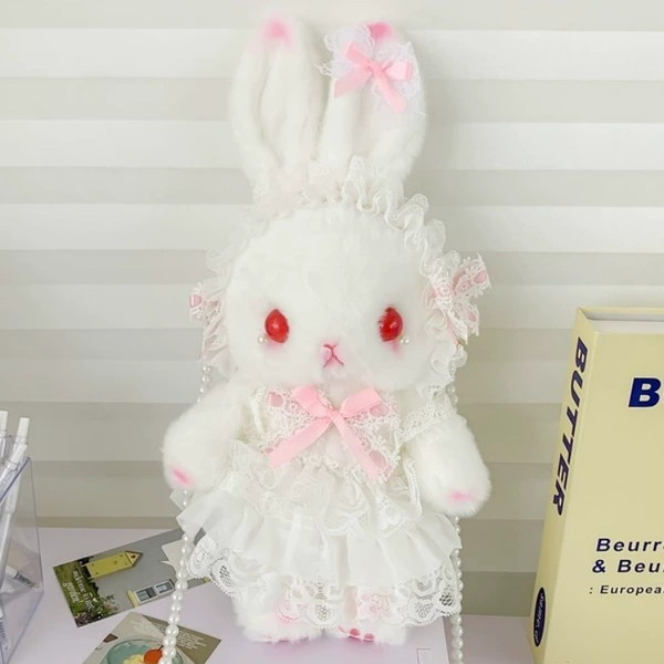 Erect-eared rabbit pink (height 30 width 18)